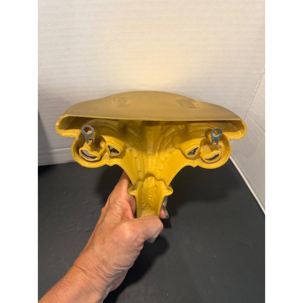 VTG Burwood Gold Ornate Wall Corbel Shelves Pair Syroco Style Hollywood Regency - Picture 8 of 15
